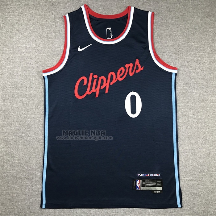 Maglia
 Russell Westbrook NO 0 Los Angeles Clippers Icon 2024-25 Blu
